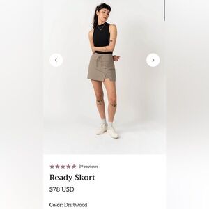 Ready Skort in Driftwood - Women's Golf Skirt